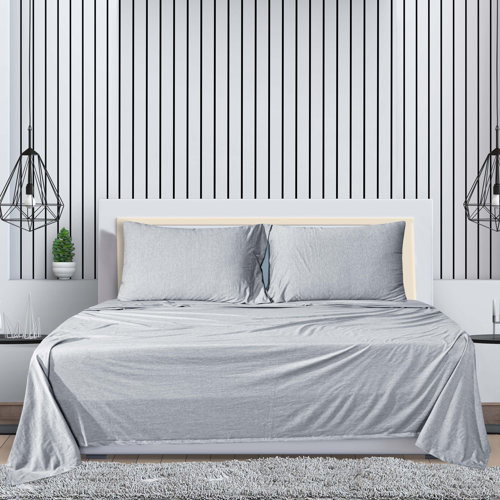 Enviohome 100 Cotton Jersey Knit Sheet Set & Reviews Wayfair